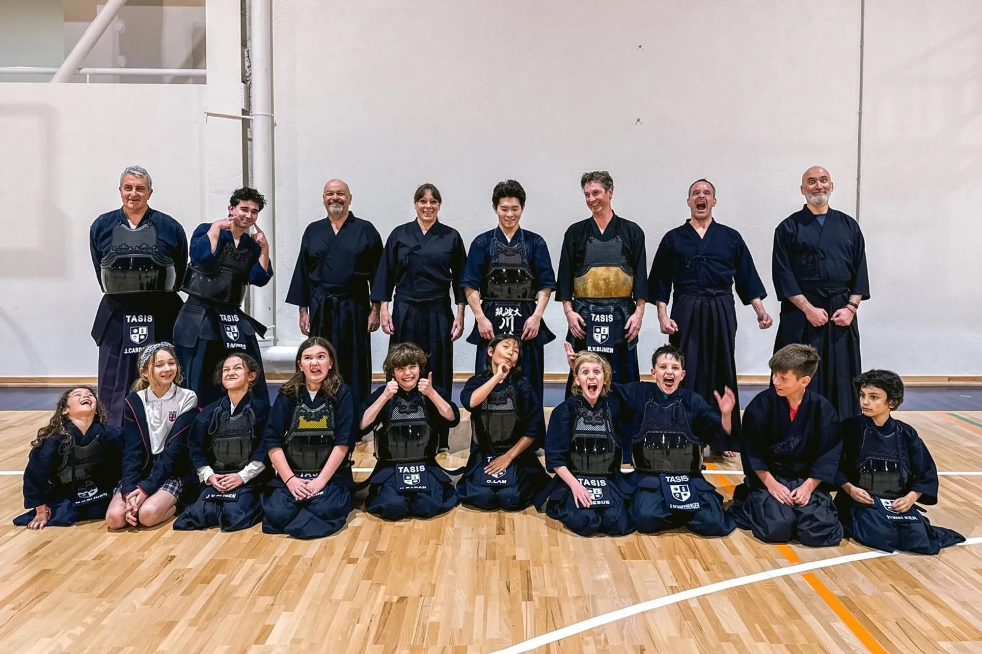 Full club team photo at the competition